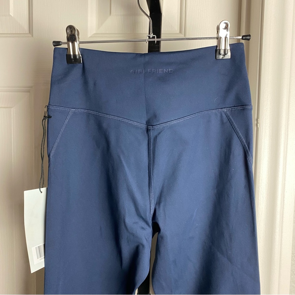 Girlfriend Collective Compressive High Waisted Legging - Midnight Blue - Picture 6 of 6